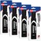 Marks A Lot Jumbo Black Washable Marker, Chisel Tip, 1 per Pack, 4 Packs, 4 Markers Total (24158)